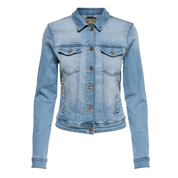 Onltia denimjakke - Light blue denim