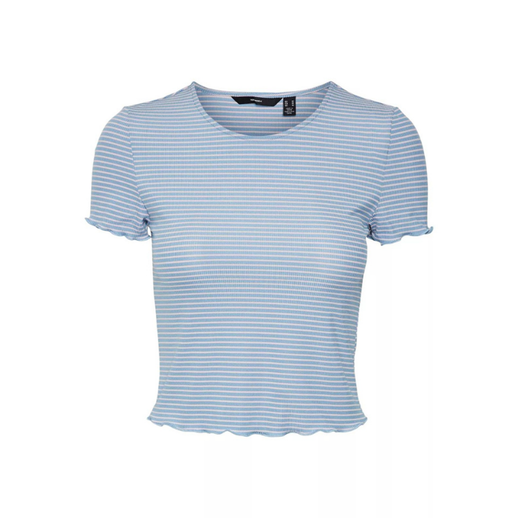 Vmjill t-shirt - Blue bell/parfait pi