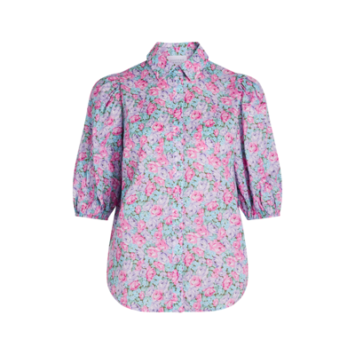 Ella skjorte - Multi flower