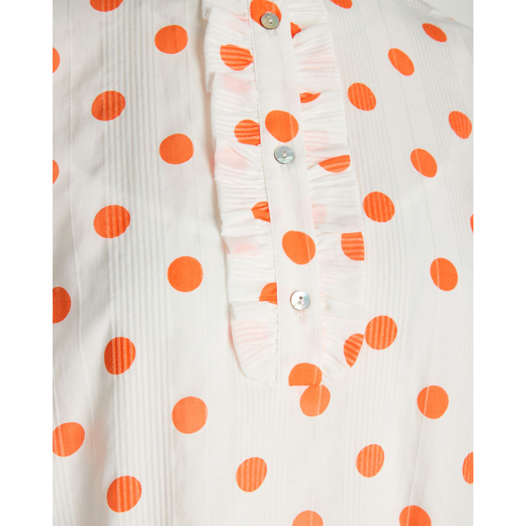 Love622-8 kjole - Orange dot
