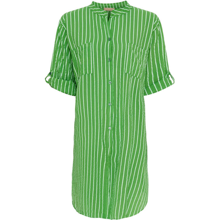 Marta skjorte 0055-1 - Green stripe