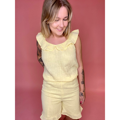 Pclelou top - Pale banana