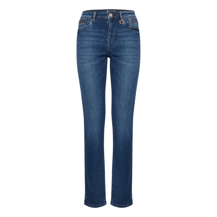 Pzemma jeans straight  - Medium blue denim