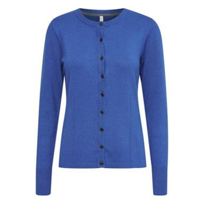 Pzsara cardigan - Strong blue melange