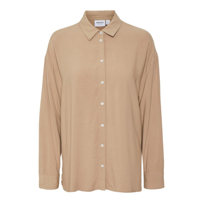 Vmnatural skjorte - Taupe grey