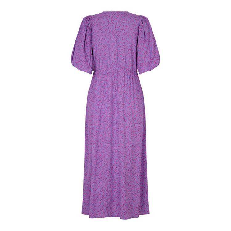 Clancy-m kjole - Josina purple print