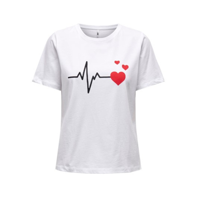 Jdyheartbeat t-shirt - White