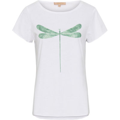 Marta t-shirt 0301 SS G - White/Green