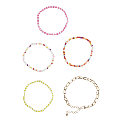 Vmmalva armbånd 5 pak - Gold colour
