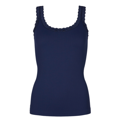 Frida rib top - Blue