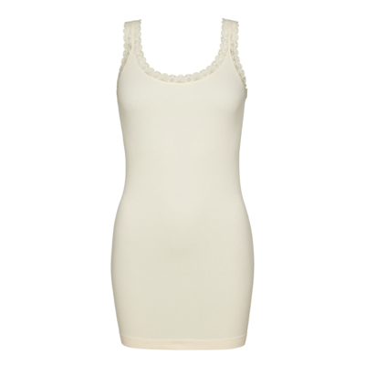 Frida rib top plus - Panna