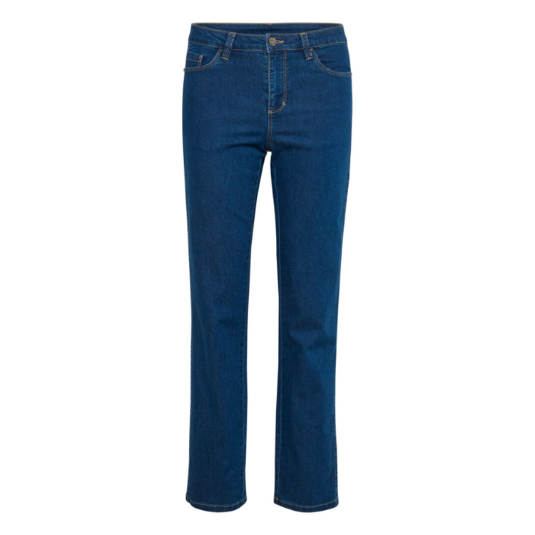 Kavicky jeans straight - Medium blue washed