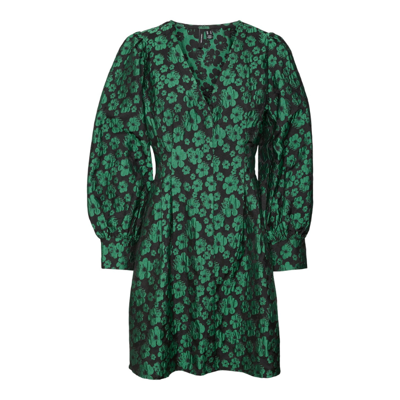 Vmjosette kjole - Black/green