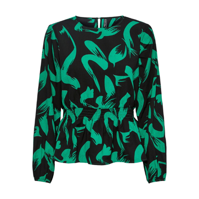 Pcfobbi bluse - Black/abstract