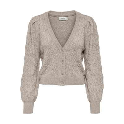 Onlfia cardigan - Mocha Meringue