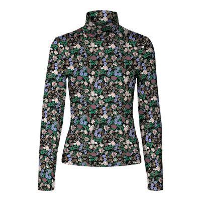 Vmina bluse - Black/iris