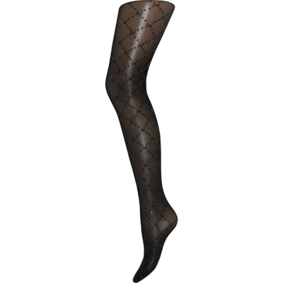 Hype The Detail glitter strømpebuks - Black