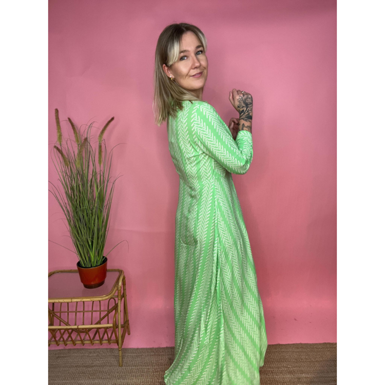 Yassavanna kjole - Summer green/boho print
