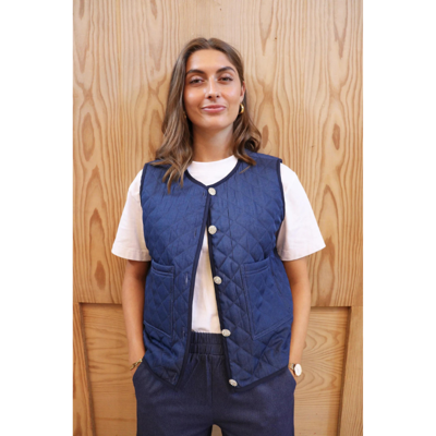 Dibby vest - Blue denim