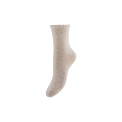 Pcsebby strømpe - Birch/gold color