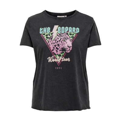 Carmiko t-shirt - Black/leopard