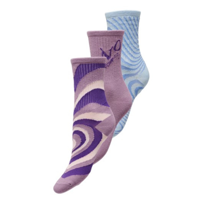 Onlanne 3-pak strømper - Lavender frost