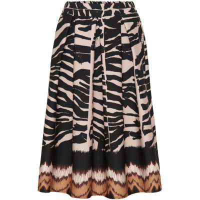 Marta nederdel 4911 - Black print