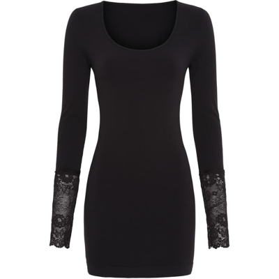 Mary lang bluse - Nero