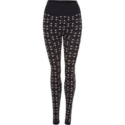 Hella flower leggings - Nero