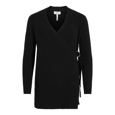 Objfae strik cardigan - Black