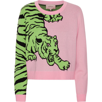 Alberte strik bluse - Pink