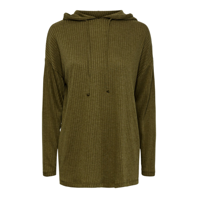 Pcmolly hoodie - Dark olive