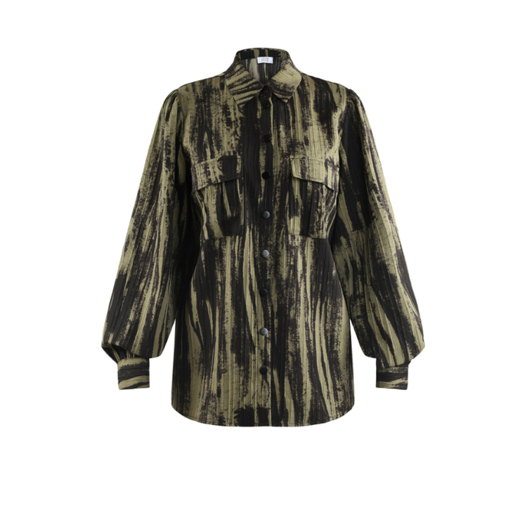 Love909 skjorte - Khaki/black