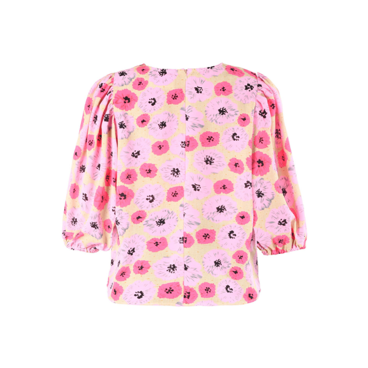 Ventia bluse - Pink flower