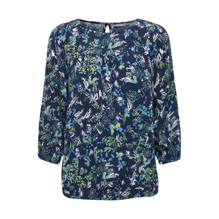 Frmerla bluse - Navy blazer mix