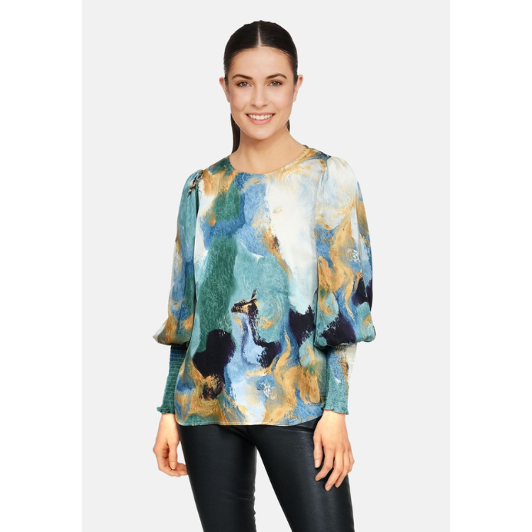 Love738 bluse - Multi painting