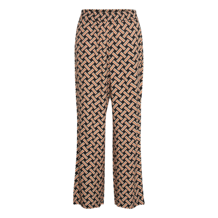 Kaquin bukser - Black orange grafic print