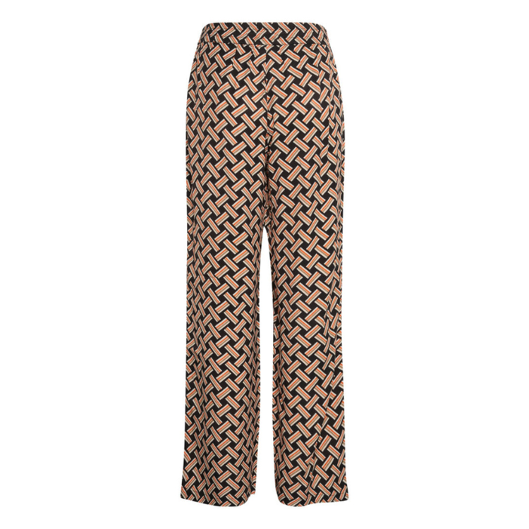 Kaquin bukser - Black orange grafic print