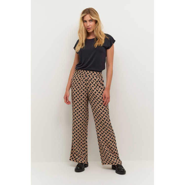 Kaquin bukser - Black orange grafic print
