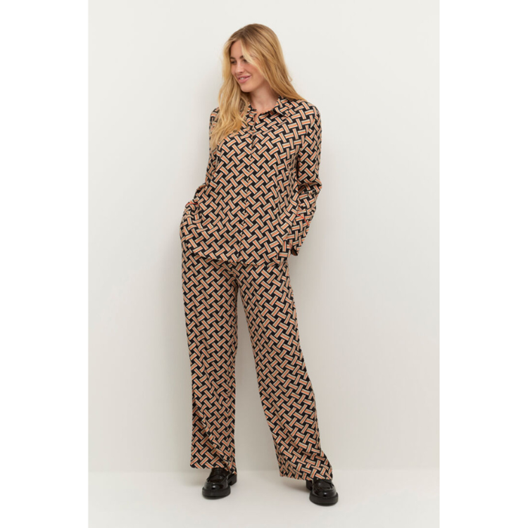 Kaquin bukser - Black orange grafic print