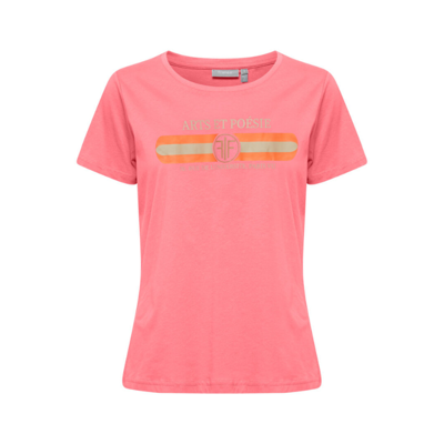 Frriley t-shirt - Camellia rose mix