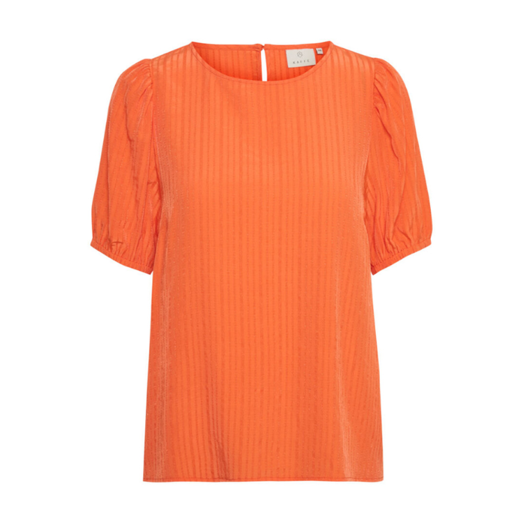 Kasilvia bluse - Vermillion orange