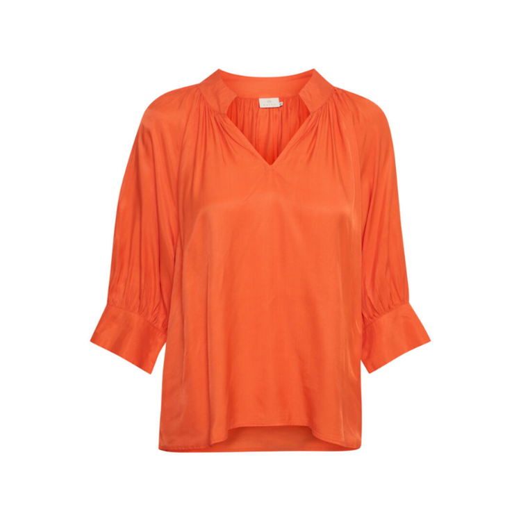 Kadahlia bluse - Vermillion orange