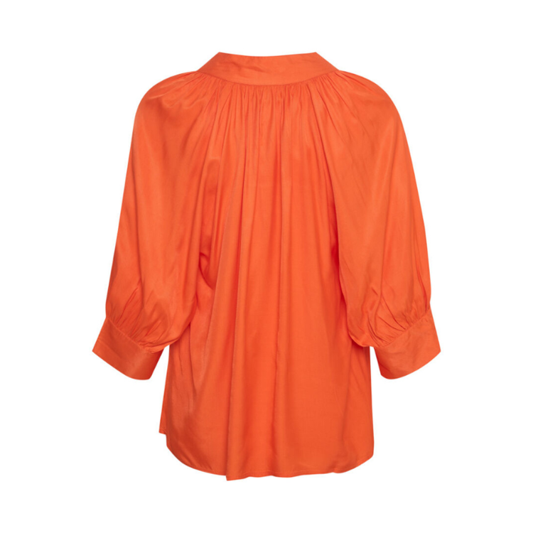 Kadahlia bluse - Vermillion orange