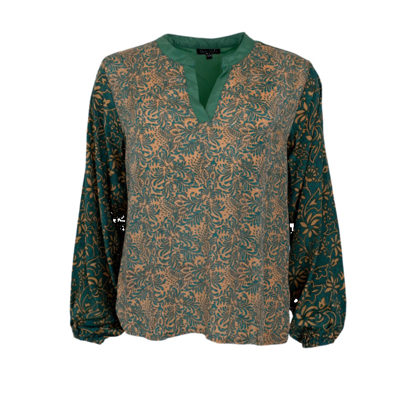Bcluna bluse - Green jasmine