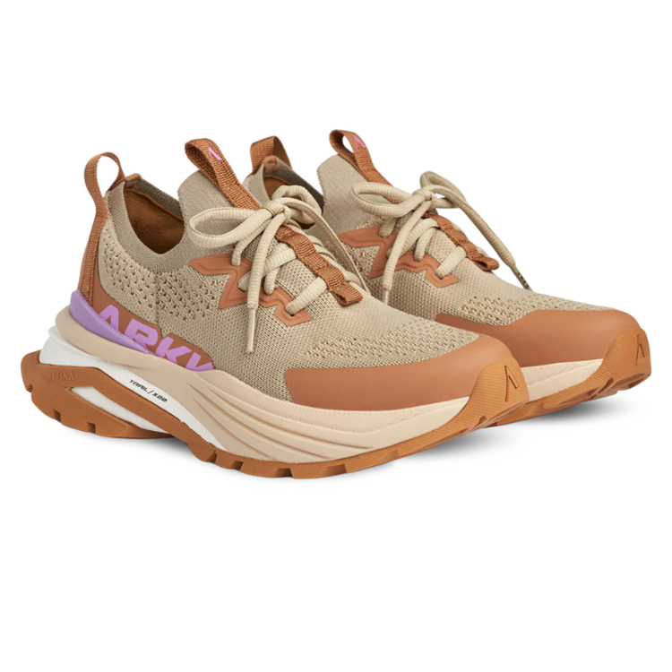 Waste zero sneakers - Safari cashew