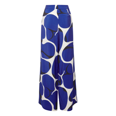 Pzscarlet bukser - Blue printed