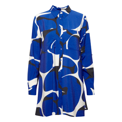 Pzscarlet skjorte - Blue printed