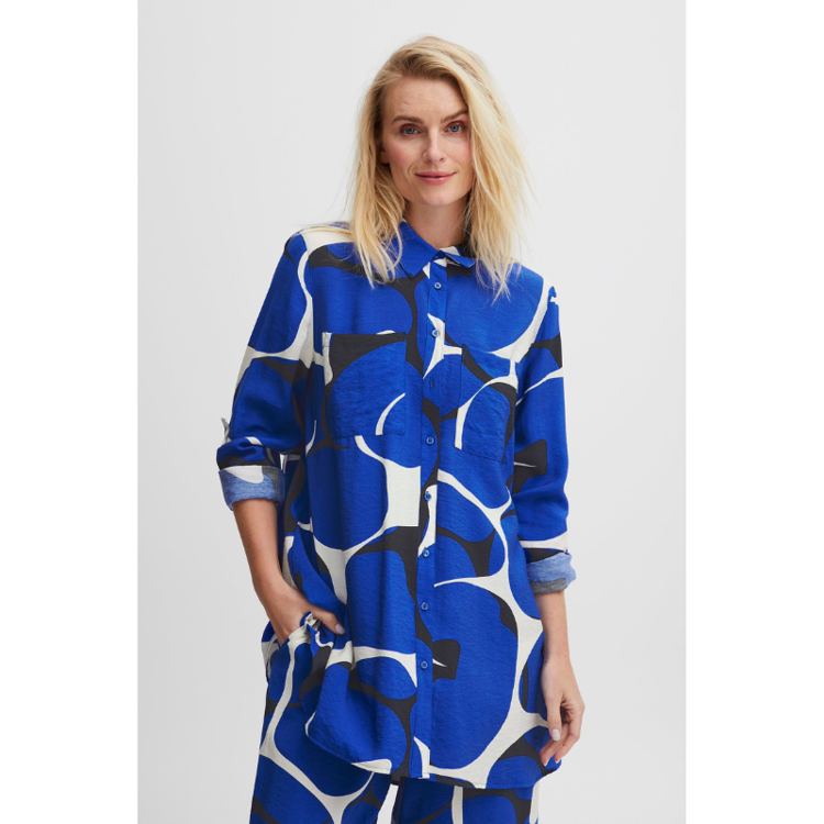 Pzscarlet skjorte - Blue printed