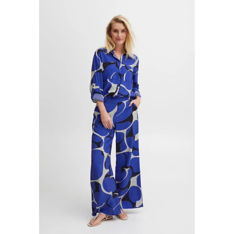 Pzscarlet skjorte - Blue printed